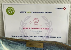Illustration de l'article : Member News | Eurovia received VINCI Environmental Award