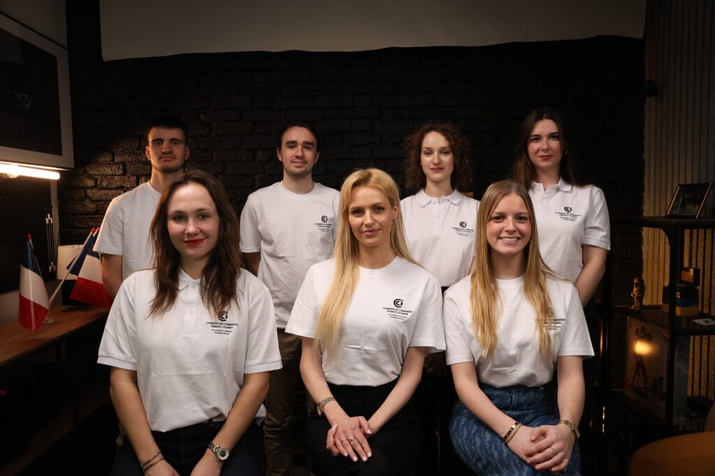 L'équipe permanente de la Chambre de Commerce France Lituanie, à Vilnius