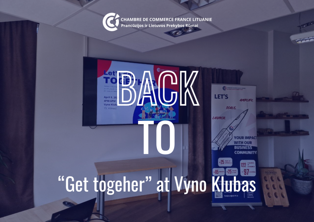 Illustration de l'article : BACK TO | "Get together" at Vyno Klubas