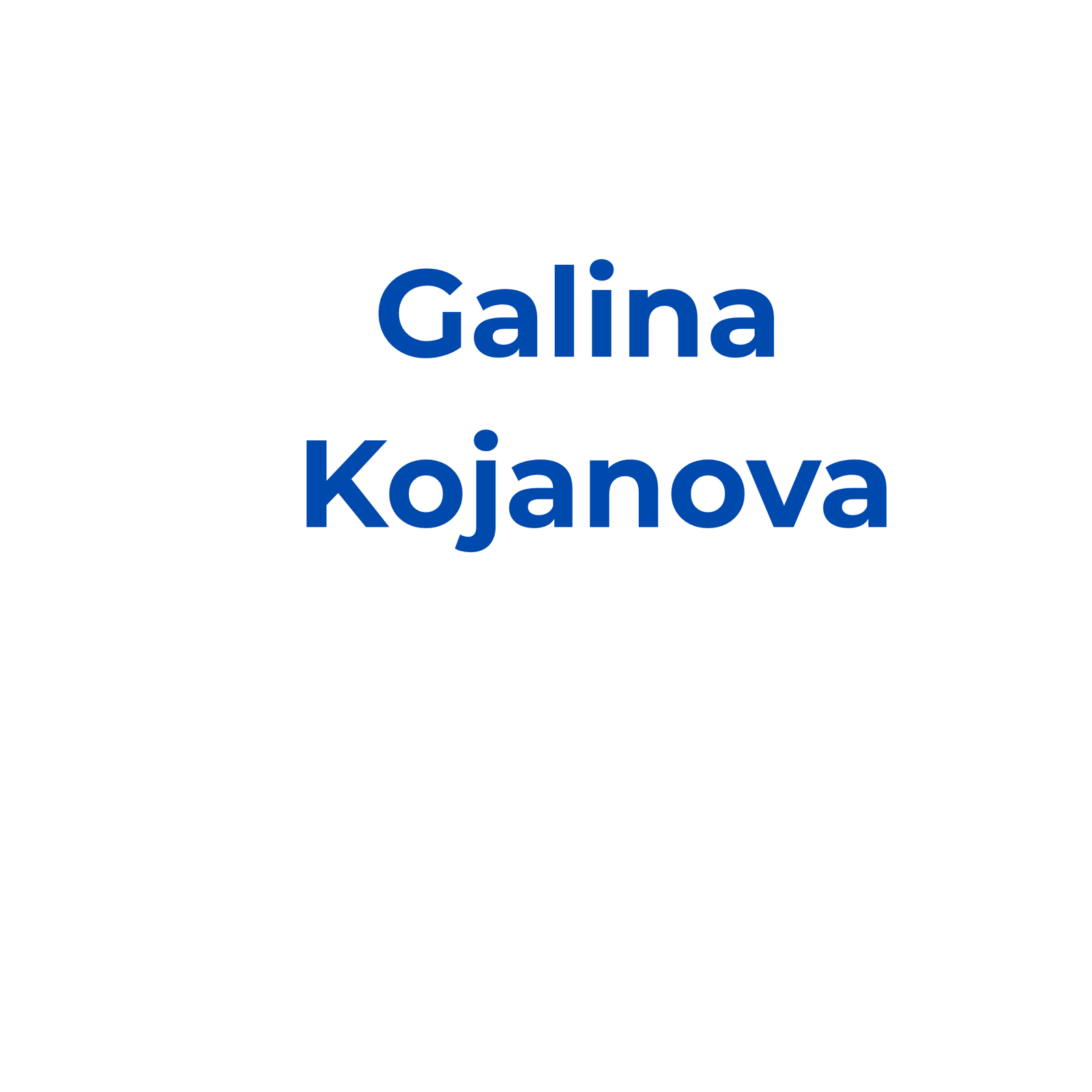 Logo de Galina Kojanova
