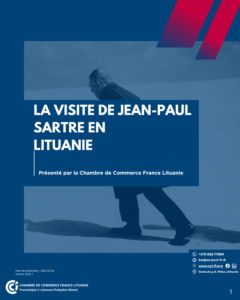 Visuel de la page sur la visite de Jean-Paul Sartre en Lituanie