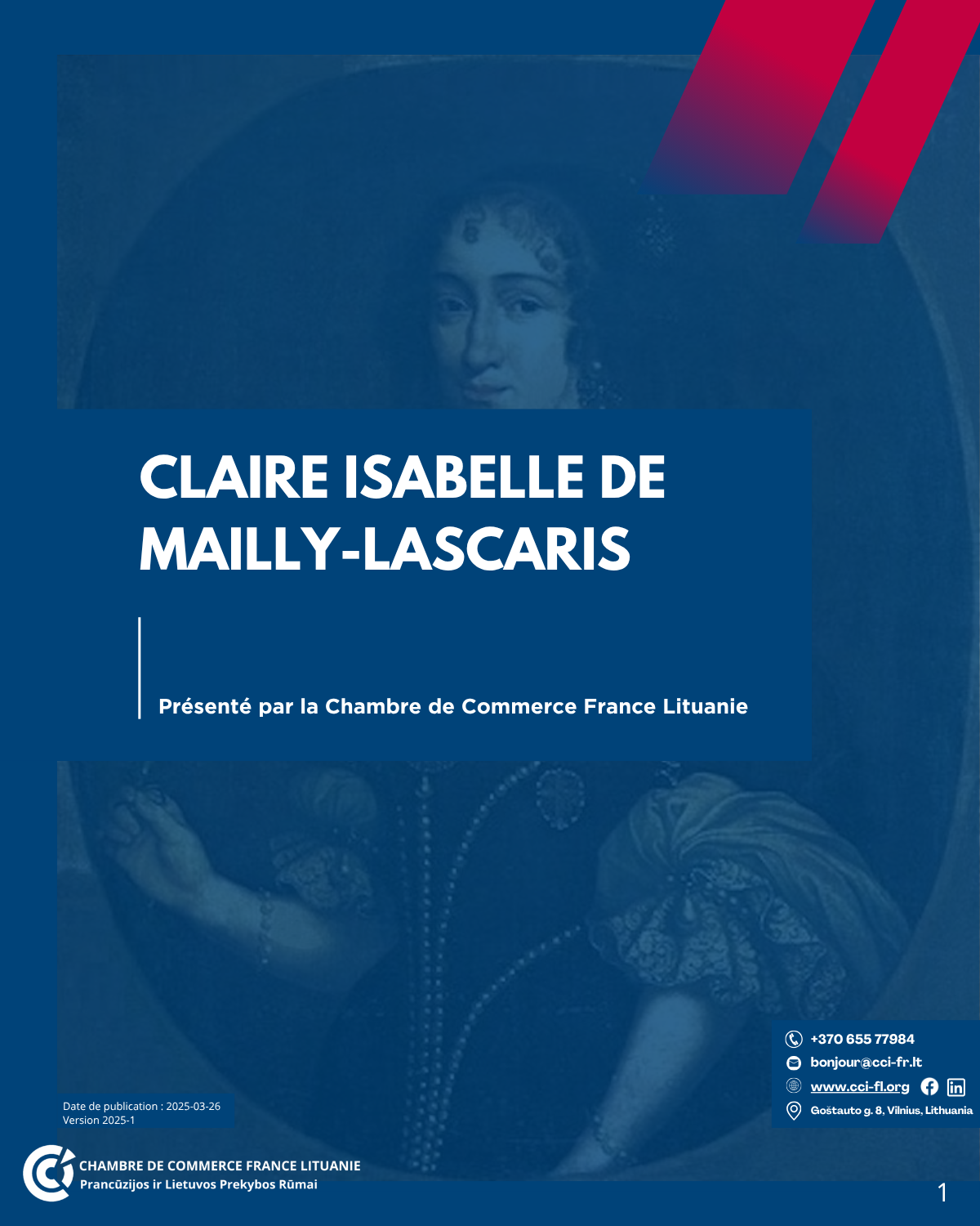 Couverture de la fiche Claire Isabelle de Mailly-Lascaris, version française