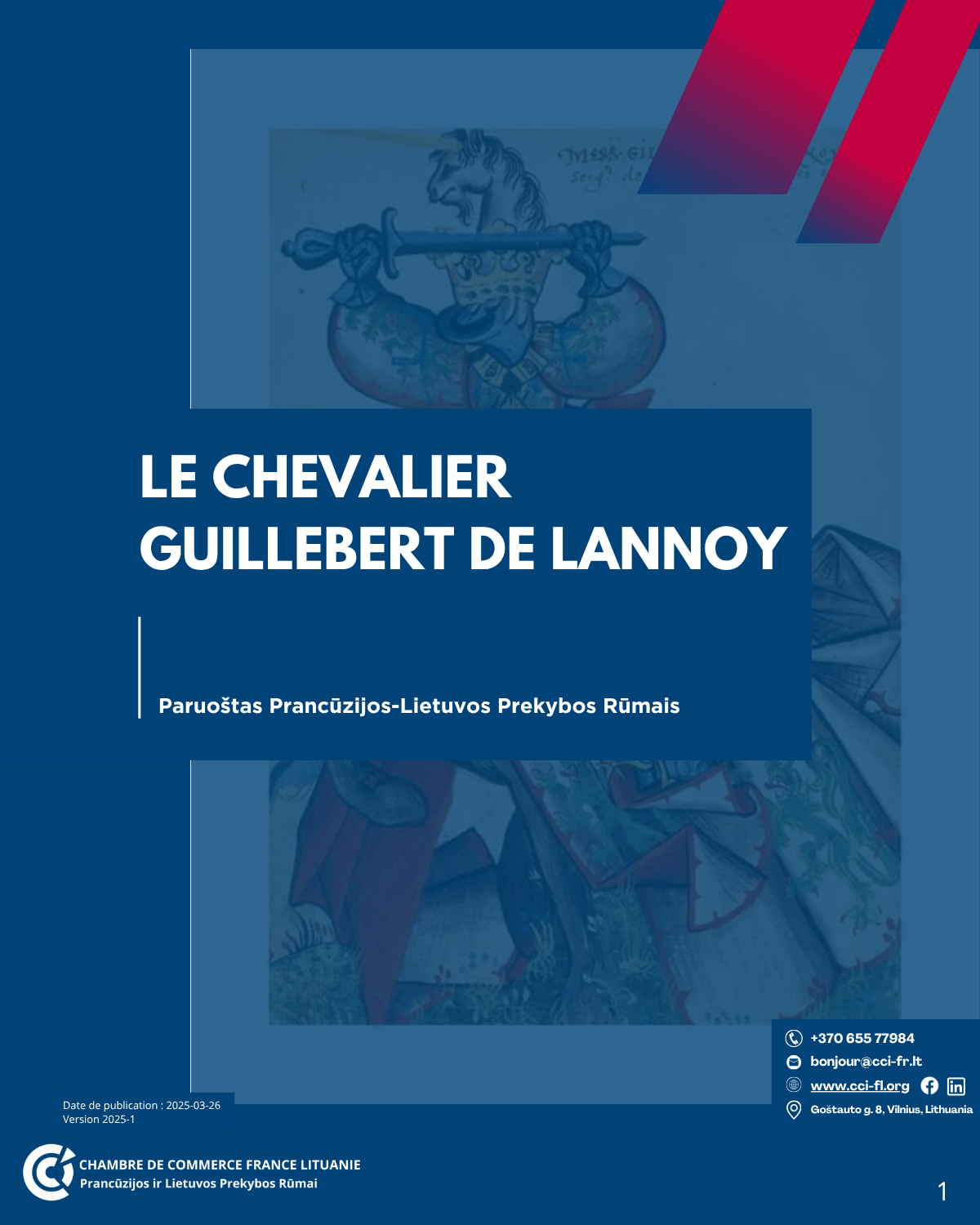 Riterio Guillebert de Lannoy dokumentacijos viršelis