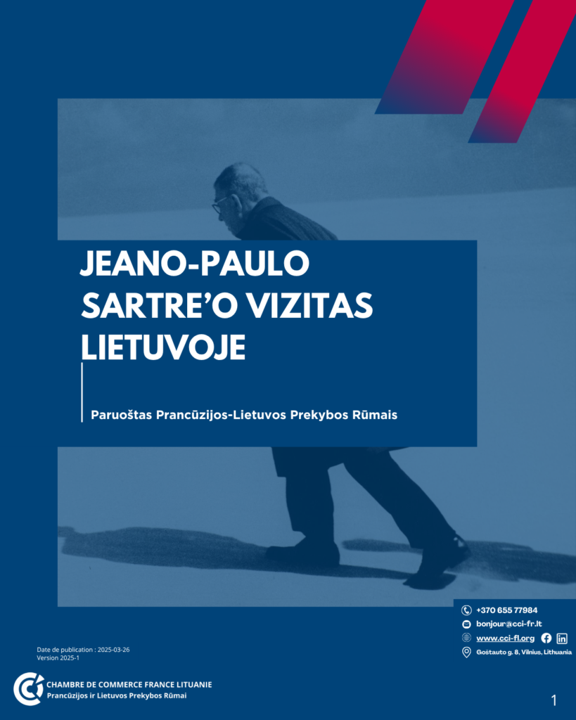 Jeano-Paulo Sartre'o vizito Lietuvoje dokumentacijos viršelis