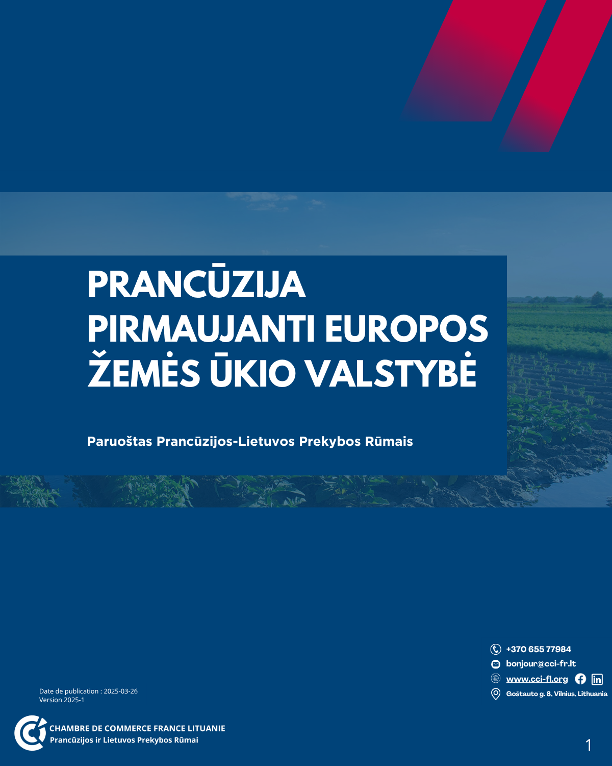 Visuel de la page sur la France, première puissance agricole européenne