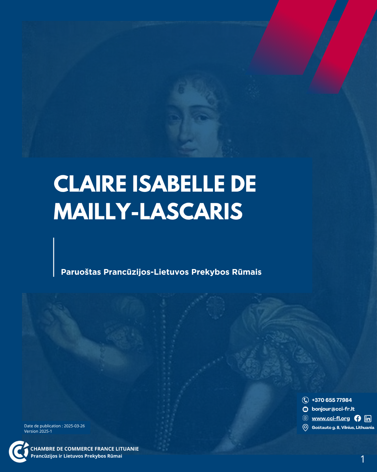 Claire Isabelle de Mailly-Lascaris dokumentacijos viršelis
