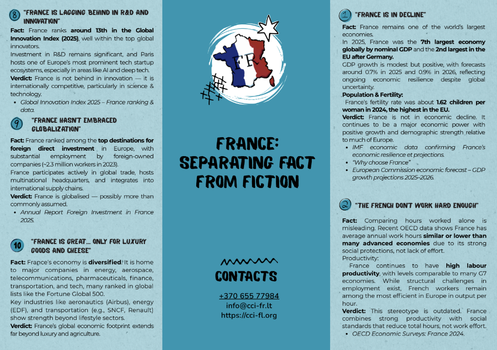 Cover of the France, Separating Fact from Fiction documentation sheet