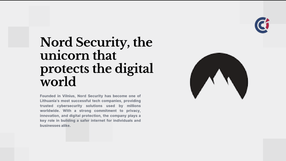 Visuel de la page sur la licorne lituanienne Nord Security
