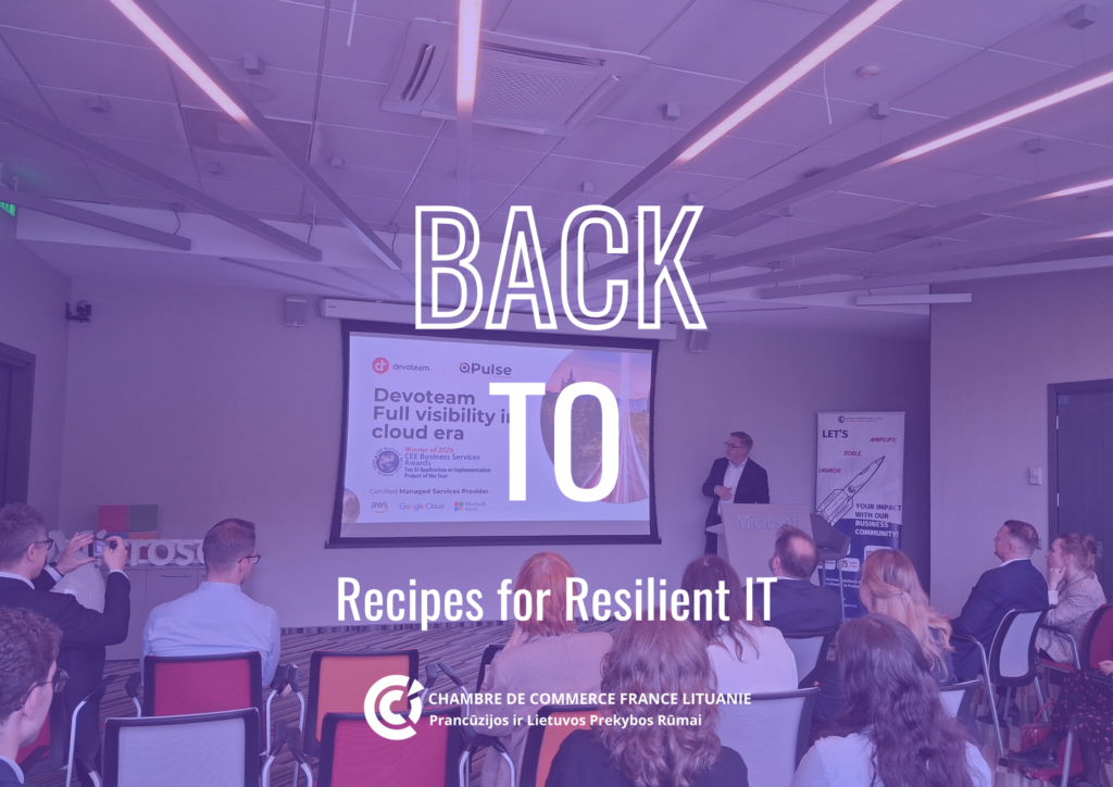 Illustration de l'article : BACK TO | Recipes for Resilient IT