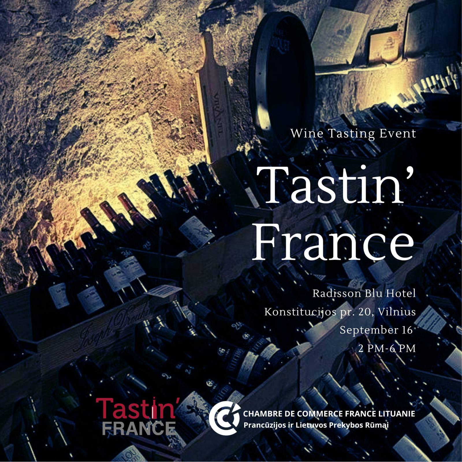 Affiche de Tastin' France 2026 à Vilnius